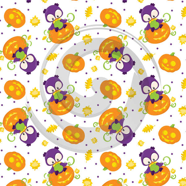 Halloween - Patterned Adhesive Vinyl - Magic Owls (10 Designs)3 - ScriptDesigns - 9