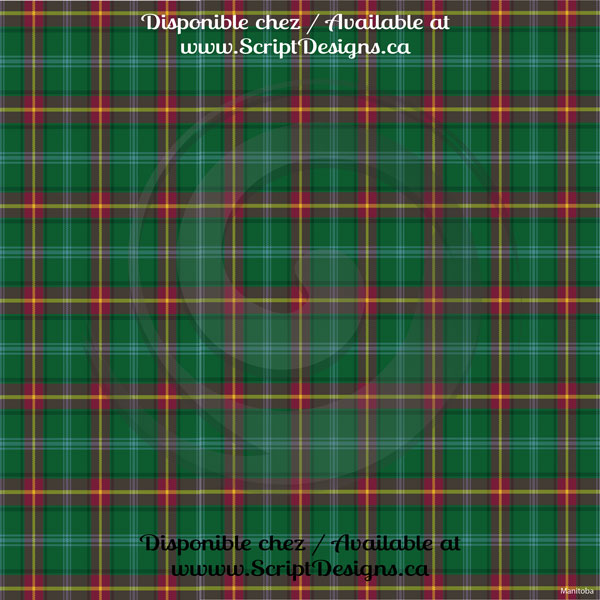 Tartans of Canada - Patterned Adhesive Vinyl