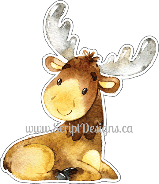Forest Friends - Moose HTV Decal