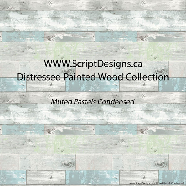 Distressed Wood Background- Patterned HTV (14 Different designs available)