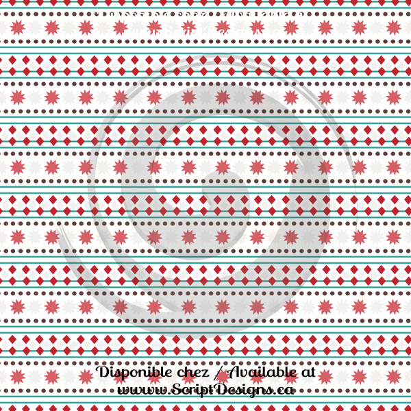 Naive Christmas - Patterned HTV (12 Designs) - ScriptDesigns - 5