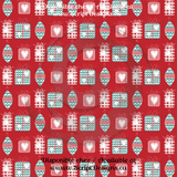 Naive Christmas - Patterned Adhesive Vinyl  (12 Different designs available)