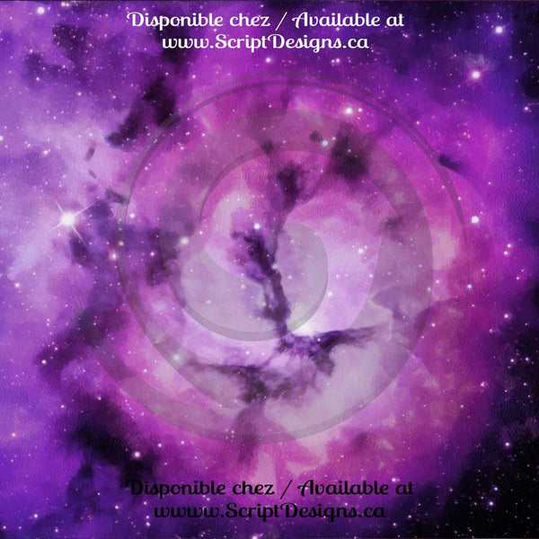 Nebula Aquarelle - HTV à motifs (10 modèles différents disponibles)