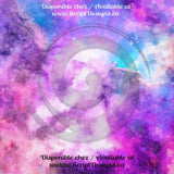 Nebula Aquarelle - HTV à motifs (10 modèles différents disponibles)
