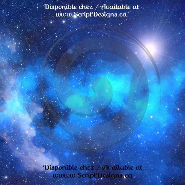 Nebula Aquarelle - HTV à motifs (10 modèles différents disponibles)