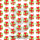 Christmas Red & Green - Patterned Adhesive Vinyl (16 Designs) - ScriptDesigns - 13