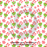 Christmas Red & Green - Patterned Adhesive Vinyl (16 Designs) - ScriptDesigns - 15