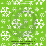 Christmas Red & Green - Patterned Adhesive Vinyl (16 Designs) - ScriptDesigns - 8
