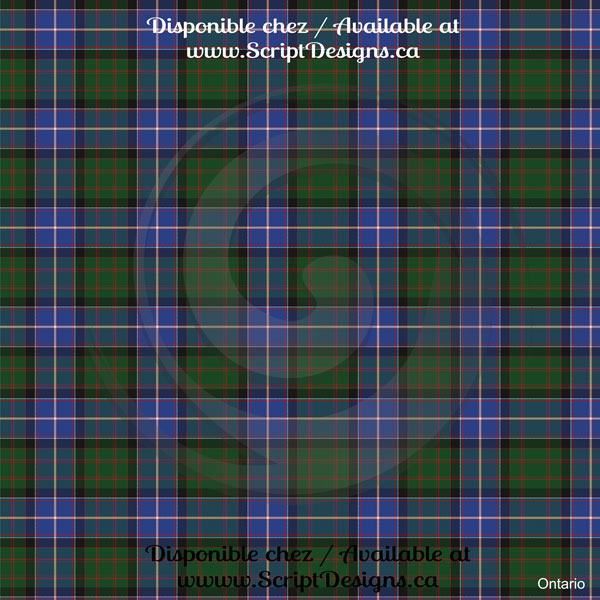 Tartans of Canada - Patterned Adhesive Vinyl