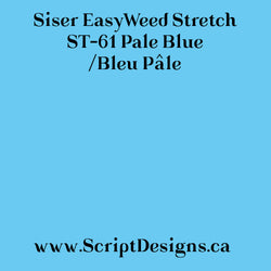 ST61 Bleu Pâle - Siser EasyWeed Stretch HTV
