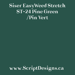 ST24 Vert Pin - Siser EasyWeed Stretch HTV