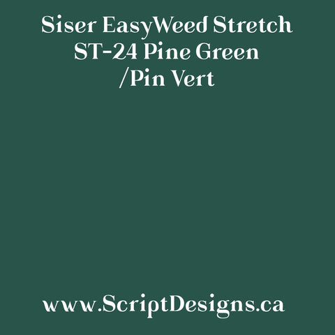ST24 Pine Green - Siser EasyWeed Stretch HTV