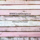 Distressed Painted Wood- Patterned Adhesive Vinyl  (14 Different designs available)