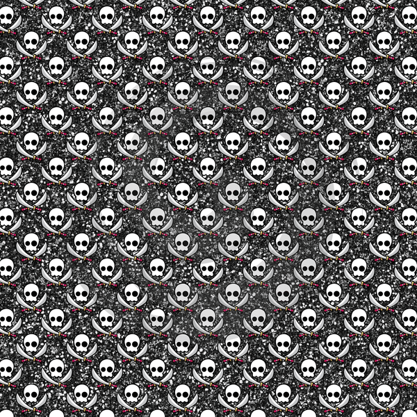 Pink Pirate - Patterned Adhesive Vinyl  (16 Designs) - ScriptDesigns - 12