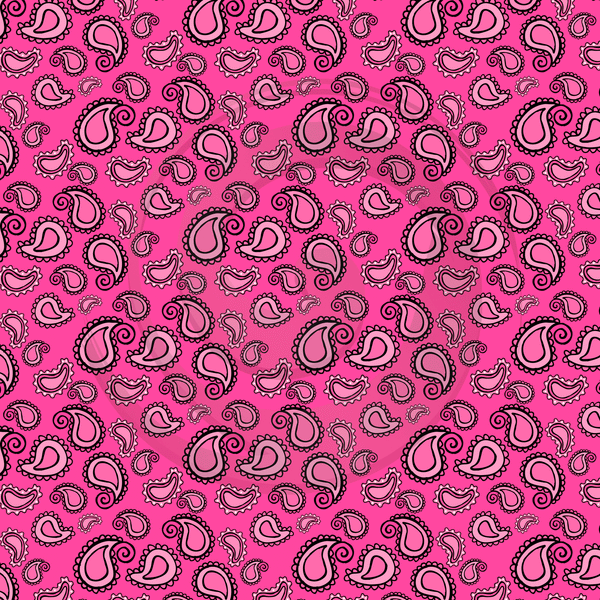 Pink Pirate - Patterned Adhesive Vinyl  (16 Designs) - ScriptDesigns - 5