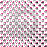 Pink Pirate - Patterned Adhesive Vinyl  (16 Designs) - ScriptDesigns - 9