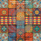 Portugese Ceramics - Patterned Adhesive Vinyl (10 Different designs available)