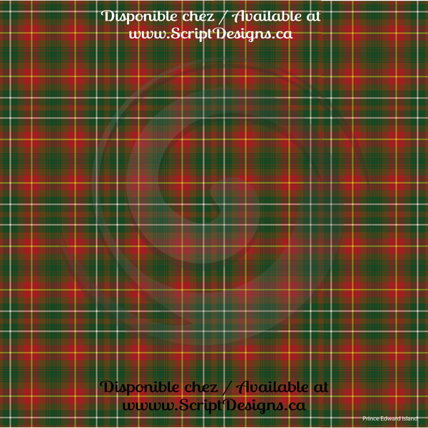 Tartans of Canada - Patterned HTV