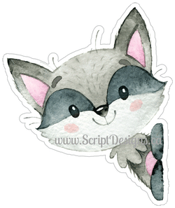 Forest Friends - Racoon 1 HTV Decal