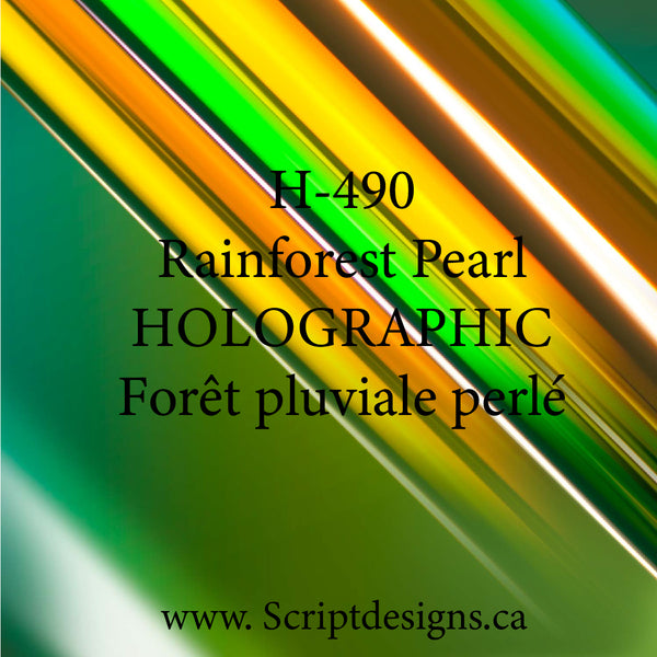 New Holographic Rainforest Pearl - Siser Holographic