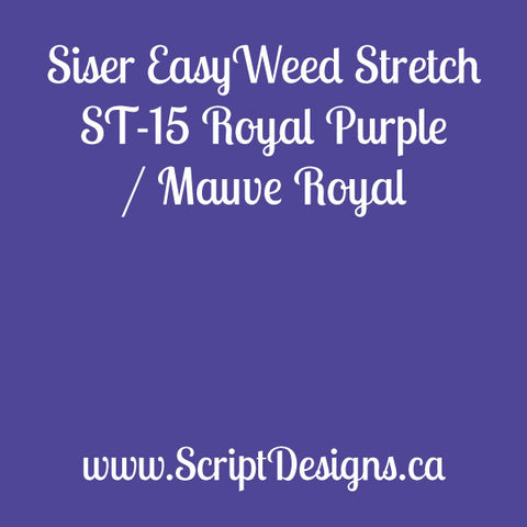ST15 Royal Purple - Siser EasyWeed Stretch HTV