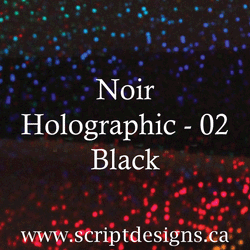ScriptDesigns Siser Holographic Black