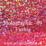 ScriptDesigns Siser Holographic Fushia