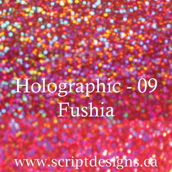 ScriptDesigns Siser Holographic Fushia