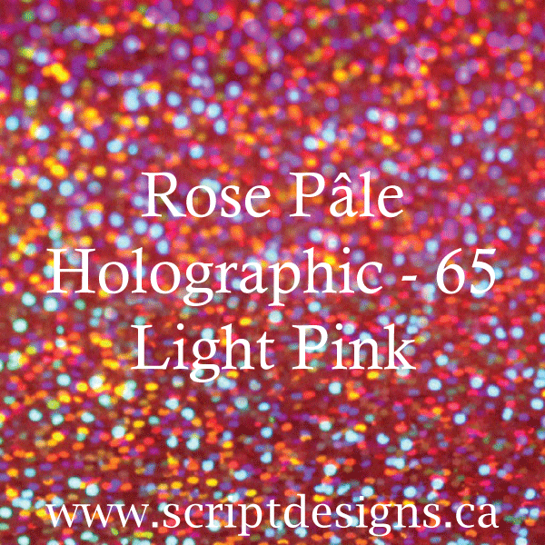 ScriptDesigns Siser Holographic Light Pink