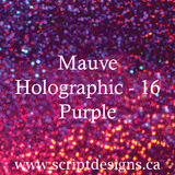 ScriptDesigns Siser Holographic Purple