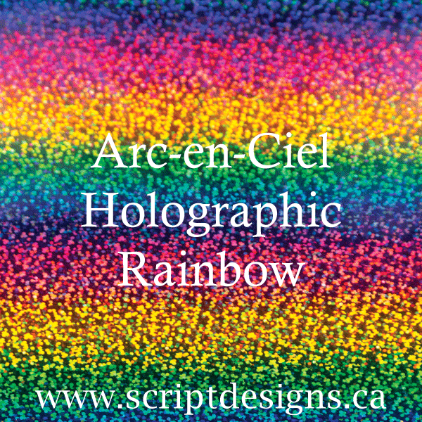 ScriptDesigns Siser Holographic Rainbow