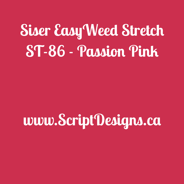 ST86 Rose Passion - Siser EasyWeed Stretch HTV