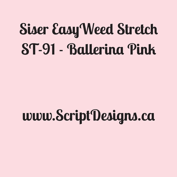 ST91 Ballerina Pink - Siser EasyWeed Stretch HTV