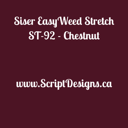 ST92 Châtaigne - Siser EasyWeed Stretch HTV