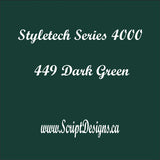 651 Equivalent Adhesive Vinyl (Styletech 4000) - SHEETS ONLY (All Colours)
