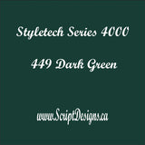 651 Equivalent Adhesive Vinyl (Styletech 4000) - 5 and 10 YARD ROLLS - Colours