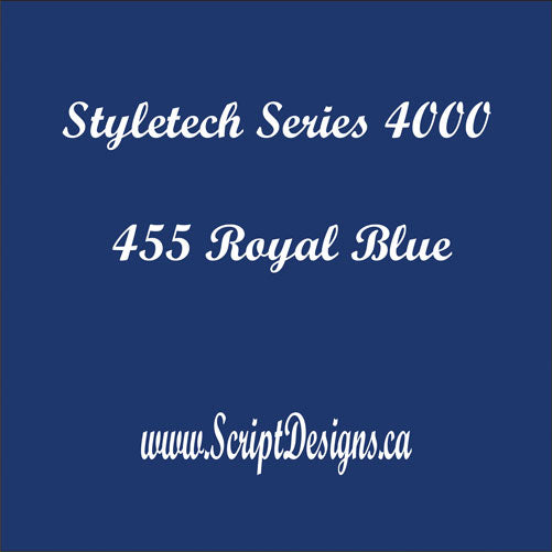 Vinyle adhésif équivalent 651 (Styletech 4000) - ROULEAUX DE 1 YARD - Couleurs 