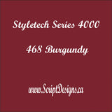 651 Equivalent Adhesive Vinyl (Styletech 4000) - 5 and 10 YARD ROLLS - Colours