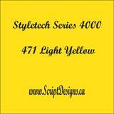 651 Equivalent Adhesive Vinyl (Styletech 4000) - 5 and 10 YARD ROLLS - Colours