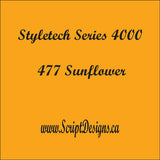 651 Equivalent Adhesive Vinyl (Styletech 4000) - 5 and 10 YARD ROLLS - Colours