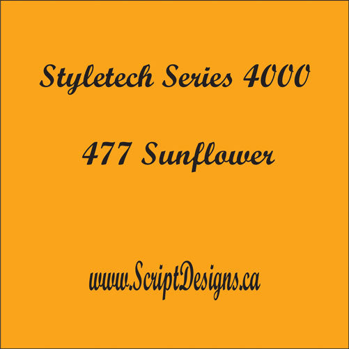 651 Equivalent Adhesive Vinyl (Styletech 4000) - 5 and 10 YARD ROLLS - Colours