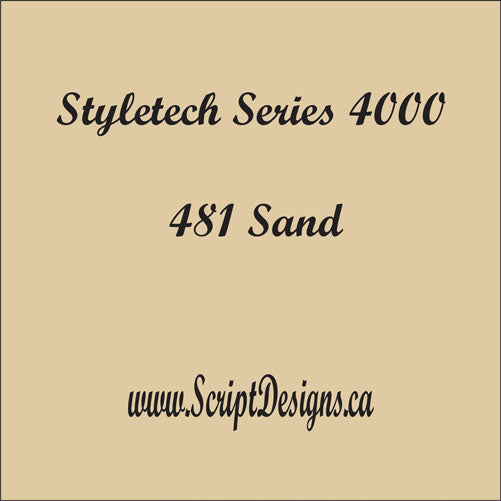 651 Equivalent Adhesive Vinyl (Styletech 4000) - 5 and 10 YARD ROLLS - Colours