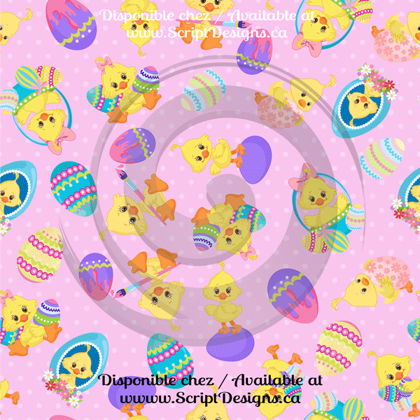 Spring - Patterned HTV (16 Different designs available)