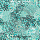 Stylized Zinnias - Patterned Adhesive Vinyl (18 Colours Available)