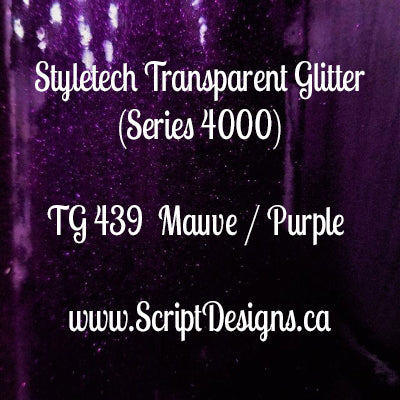 Styletech Transparent Adhesive Glitter (Sheets and rolls)