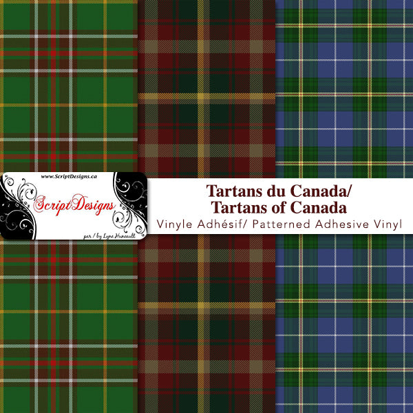 Tartans of Canada - Patterned Adhesive Vinyl