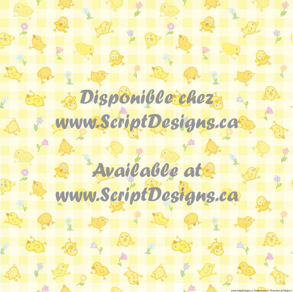 Tender Easter - Patterned Adhesive Vinyl (9 Different patterns available)
