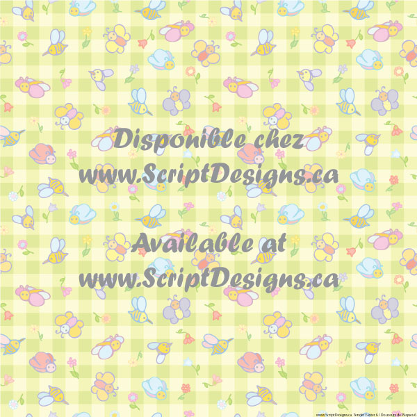 Tender Easter - Patterned Adhesive Vinyl (9 Different patterns available)
