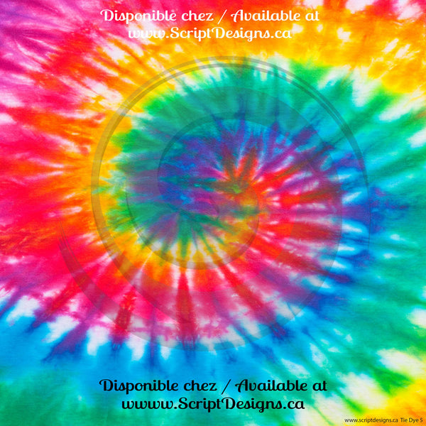Tie Dye - Patterned HTV (10 Different designs available)
