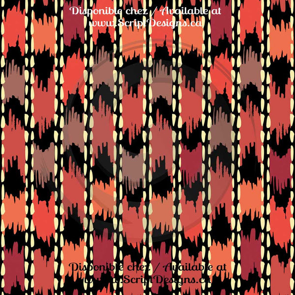 Tribal - Patterned Adhesive Vinyl (16 Different designs available)